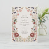 Erfgoed door William Morris geïnspireerd huwelijk Kaart (Staand voorkant)