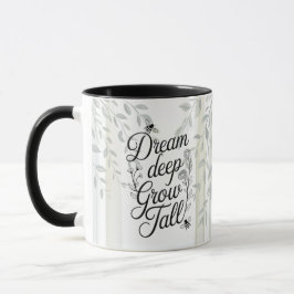 Erfgoed Droom Diep Groei Hoog Botanische Quote Mok