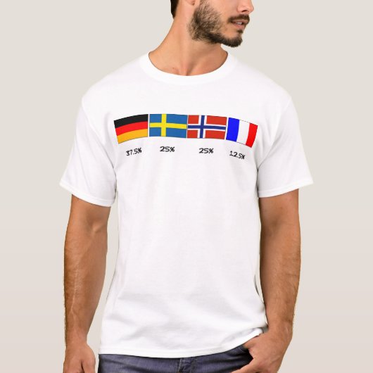 erfgoed en patriottisme 3 t-shirt (Voorkant)
