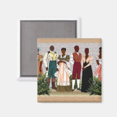 Erfgoed eren, vrijheid vieren magneet (Voorkant / Achterkant)