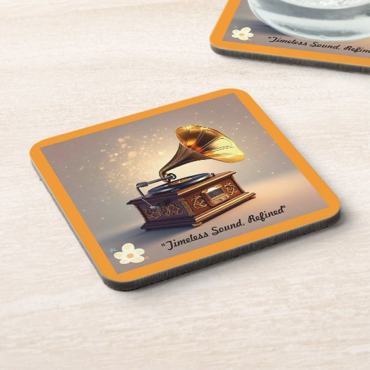 "Erfgoed geluidskwaliteit" Bier Onderzetter (Linkerzijde)