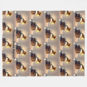 "Erfgoed Gramophone Sound" Fleece Deken (Voorkant (Horizontaal))