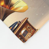 "Erfgoed Gramophone Sound" Fleece Deken (Hoek)