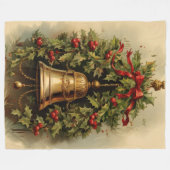 Erfgoed Harmonie Feestelijke Kerstdeken Fleece Deken (Voorkant (Horizontaal))