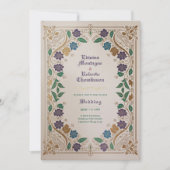 Erfgoed Middeleeuwse Juweeltoon Gouden Sieraad Bru Kaart (Voorkant)