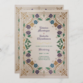 Erfgoed Middeleeuwse Juweeltoon Gouden Sieraad Bru Kaart