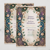 Erfgoed Middeleeuwse Keltische Knoop Sieraden Goud Kaart (Voorkant / Achterkant)