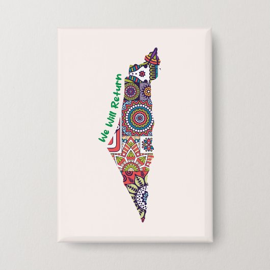 Erfgoed op de kaart van Palestina Button (Voorkant)
