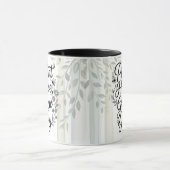 Erfgoed Plant Hoop Groei Vreugde Botanische Quote Mok (Midden)