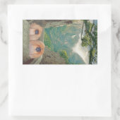 erfgoed rechthoekige sticker (Tas)