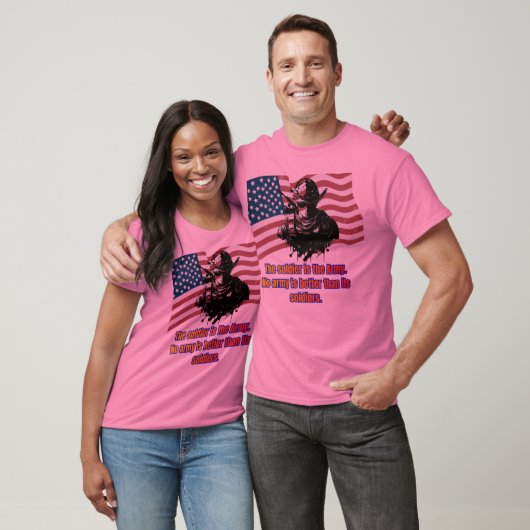 Erfgoed van de dappere roze t-shirt (Unisex)