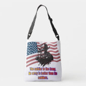 Erfgoed van de dapperen crossbody tas (Achterkant)