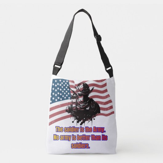 Erfgoed van de dapperen crossbody tas (Voorkant)