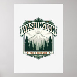 Erfgoed van de staat Washington Poster