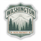 Erfgoed van de staat Washington Sticker (Voorkant)