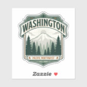 Erfgoed van de staat Washington Sticker (Vel)