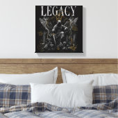 Erfgoed van de Troon Canvas Afdruk (Insitu (Slaapkamer))