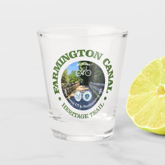 Erfgoed van het Kanaal van Farmington (c) Shot Glas (Voorkant)