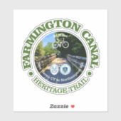 Erfgoed van het Kanaal van Farmington (c) Sticker (Vel)