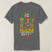 Erfgoed van onwrikbare Faith Black History Mah P T-shirt (Design voorkant)