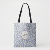 Erfgoed Vogels Monogram Initiaal Tote Bag (Voorkant)
