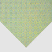 Erfgoed Westerne geometrische Classic Green Tissuepapier (Detail)