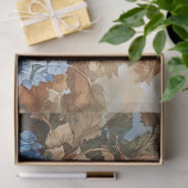 Erfstuk Pompoen Blauwe Hortensia Tissuepapier (Geschenk)