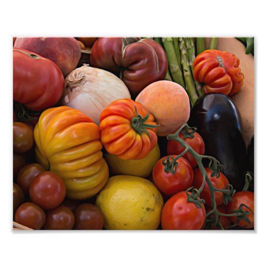 Erfstuk Tomaten Foto Afdruk (Voorkant)