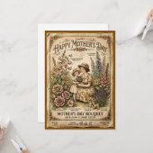 "Erfstuk Zaadpakket — Botanische Moederdag" Kaart (Voorkant / Achterkant in situ)
