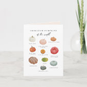 Erfstukpompoenen Herfst Kaart (Voorkant)