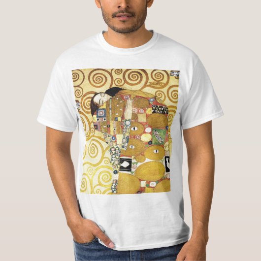 Erfüllung van Gustav Klimt T-shirt (Voorkant)