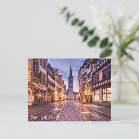 Erfurt, Duitsland Briefkaart (Staand voorkant)