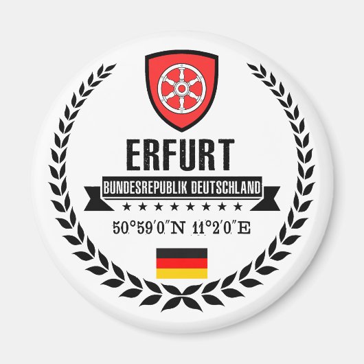 Erfurt Magneet (Voorkant)