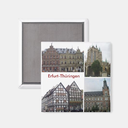 Erfurt Magneet (Voorkant / Achterkant)