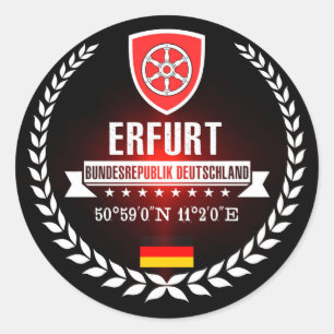 Erfurt Ronde Sticker