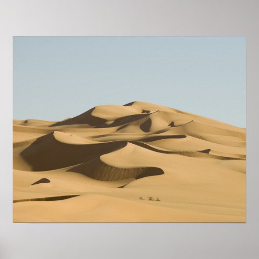 Erg Awbari, Sahara, Fezzan, Libië. 4 Poster (Voorkant)