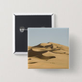 Erg Awbari, Sahara, Fezzan, Libië. 4 Vierkante Button 5,1 Cm (Voorkant /achterkant)
