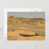 Erg Awbari, Sahara, Fezzan, Libië. Briefkaart (Voorkant / Achterkant)