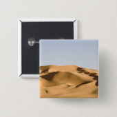 Erg Awbari, Saharawoestijn, Fezzan, Libië. 2 Vierkante Button 5,1 Cm (Voorkant /achterkant)