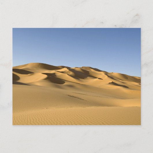 Erg Awbari, Saharawoestijn, Fezzan, Libië. 5 Briefkaart (Voorkant)