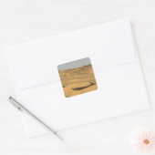 Erg Awbari, Saharawoestijn, Fezzan, Libië. Vierkante Sticker (Envelop)