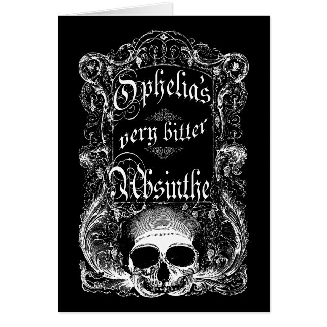 Erg bitter Absinthe van Ophelia (Voorkant)