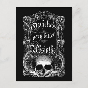 Erg bitter Absinthe van Ophelia Briefkaart