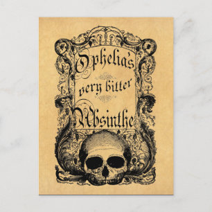 Erg bitter Absinthe van Ophelia Briefkaart