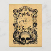 Erg bitter Absinthe van Ophelia Briefkaart (Voorkant)