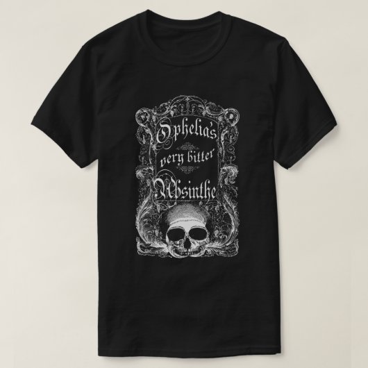 Erg bitter Absinthe van Ophelia T-shirt (Design voorkant)