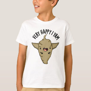 Erg blij dat ik Yam Funny Veggie Pun T-shirt