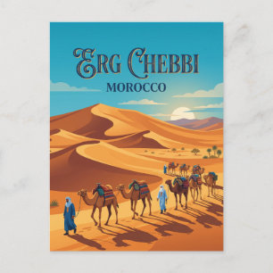Erg Chebbi Merzouga Marokko Briefkaart