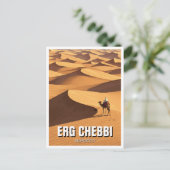 Erg Chebbi Merzouga Marokko Reizen Briefkaart (Staand voorkant)