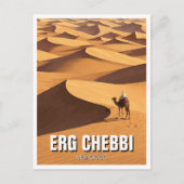 Erg Chebbi Merzouga Marokko Reizen Briefkaart (Voorkant)